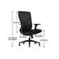 Contemporary Mid-Back Office Chair Adjustable Ergonomic Chair Clearhalo 'furn' 'furn_office_chair' 'Furniture' 'Office Chairs' 'Office Furniture' 'office_chair' 1200x1200_e808aab2-e1ce-4198-973b-6b1cae1e7a19