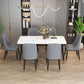 Contemporary Rectangle Dining Room Table Sintered Stone Table with 4 Black Legs Clearhalo ' dining_table' 'Dining Tables & Seating' 'Dining Tables' 'furn' 'furn_dining_table' 'Furniture' 'furniture_dining_table' 'Kitchen & Dining Furniture' 'kitchen&dining_furn' 'kitchen' 'kitchen_dining_table' 1200x1200_e808ad41-cf8d-4c8e-9d56-007bb6d6a976