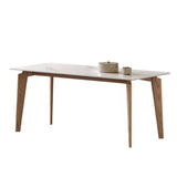 Modern 1/2/4/5/6/7 Pieces Dining Table Set Stone Rectangle Furniture in White