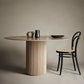 Round Modern Dining Table Wood Color Fixed Table with Pinewood Solid Wood Clearhalo ' dining_table' 'Dining Tables & Seating' 'Dining Tables' 'furn' 'furn_dining_table' 'Furniture' 'furniture_dining_table' 'Kitchen & Dining Furniture' 'kitchen&dining_furn' 'kitchen' 'kitchen_dining_table' 1200x1200_e80c20e3-66ee-4f7c-8341-19d3e5d137c2