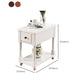 Solid Wood Bedside Cabinet Traditional Night Table for Bedroom