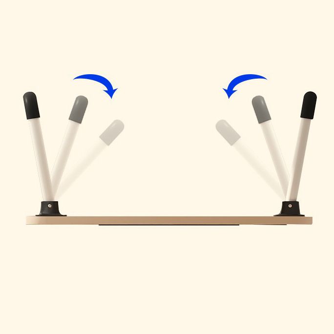 Escritorio de oficina de madera moderno en el servicio de escritura rectangular plegable para dormitorio