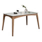 Medieval Modern Sintered Stone Table Kitchen Rectangle White Top Table with 4 Wood Legs Clearhalo ' dining_table' 'Dining Tables & Seating' 'Dining Tables' 'furn' 'furn_dining_table' 'Furniture' 'furniture_dining_table' 'Kitchen & Dining Furniture' 'kitchen&dining_furn' 'kitchen' 'kitchen_dining_table' 1200x1200_e8126e61-7d43-4194-82f8-d69d8af5ad48