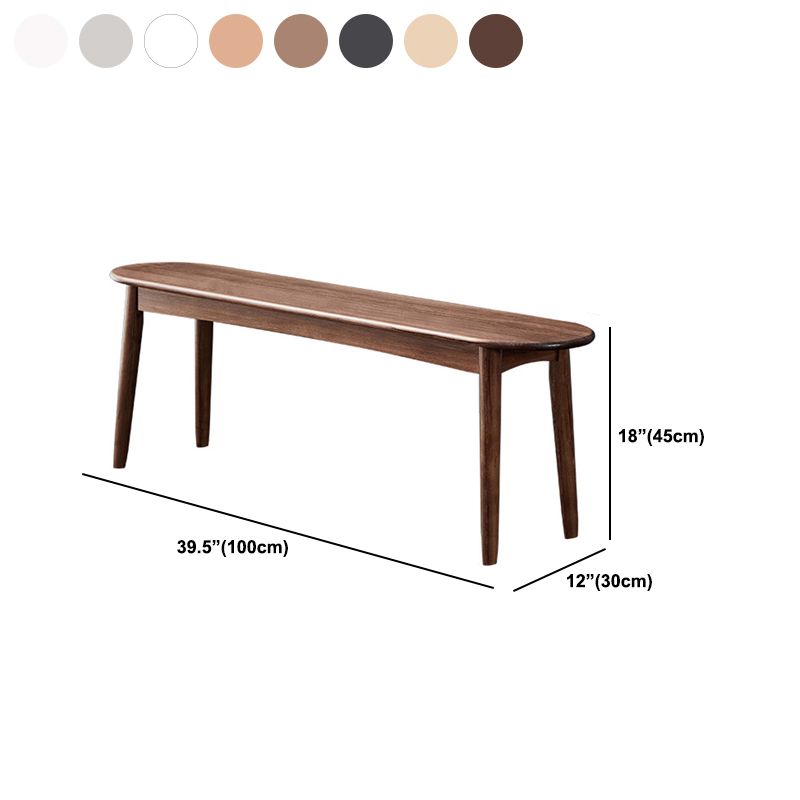11.8" Wide Modern Seating Bench Solid Wood Pine Bench with Straight Legs Clearhalo 'Benches' 'Chairs & Seating' 'furn' 'furn_benches' 'Furniture' 'Living Room Furniture' 1200x1200_e812bb25-78c7-45fe-b1f9-021409c5bca9