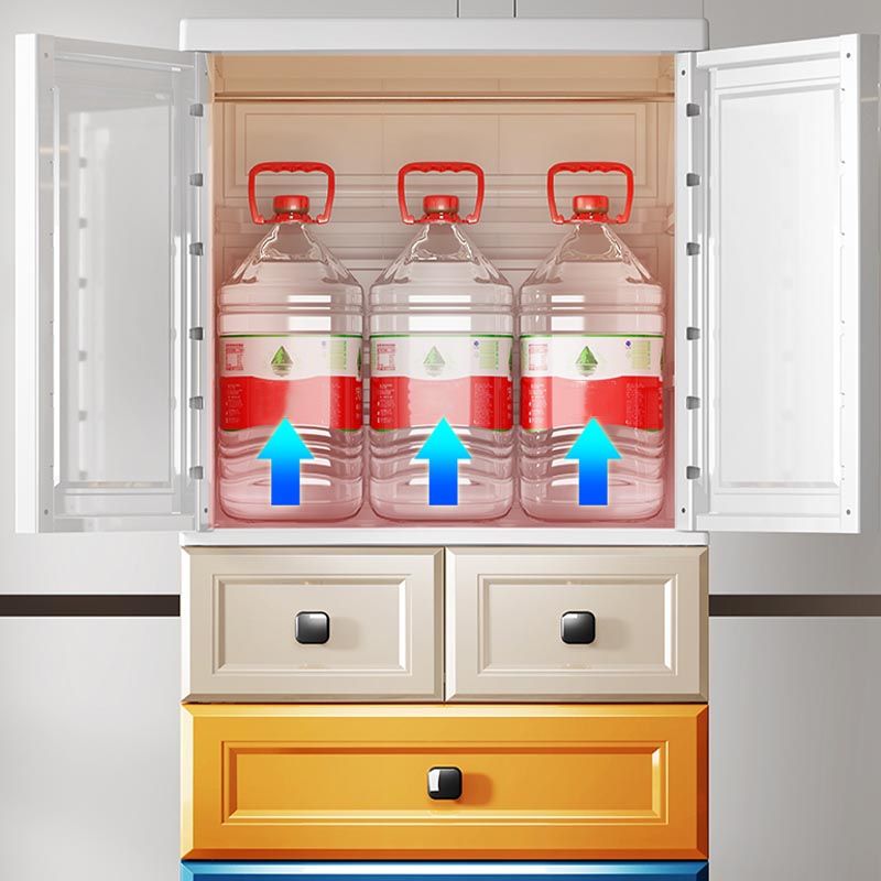 Eigentijdse garderobe kast plastic scharnierende garderobe armoire