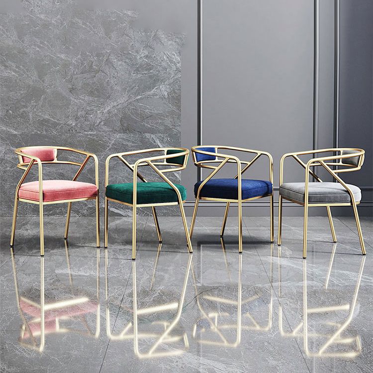 Nordic Design Faux Leather Side Chair Open Back Dining Side Chairs Clearhalo 'Dining Chairs' 'Dining Tables & Seating' 'dining_chair' 'furn' 'furn_dining_chair' 'Furniture' 'furniture_dining_chair' 'Kitchen & Dining Furniture' 1200x1200_e8151534-3680-4877-95d2-acfdc0a4b5fa