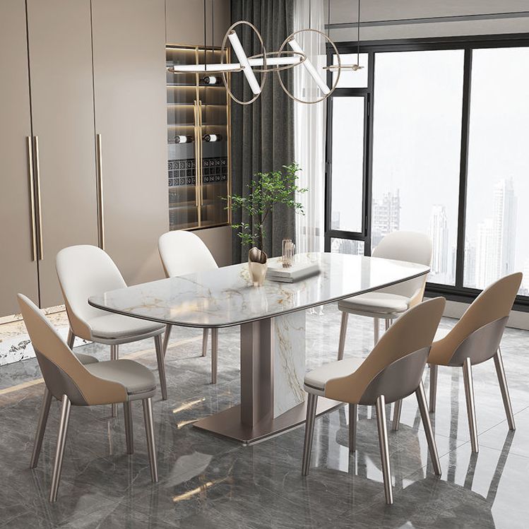 Nordic Sintered Stone Top Ess -Set Rechteck 1