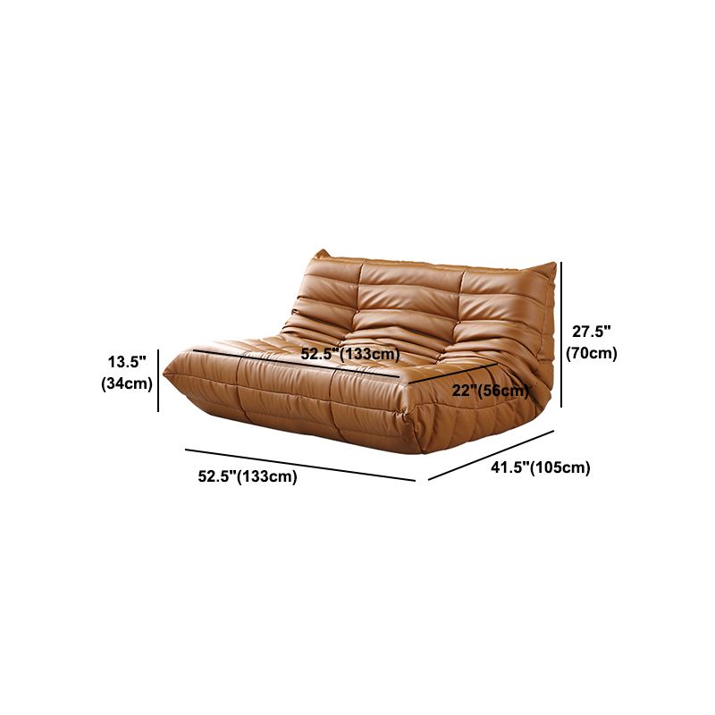 Armless Sofa Sewn Pillow Back Contemporary Sofa for Living Room Clearhalo 'furn' 'furn_sofas' 'Furniture' 'Living Room Furniture' 'Sofa' 'sofas' 1200x1200_e81de809-3edd-40b3-8669-d310c504a6be