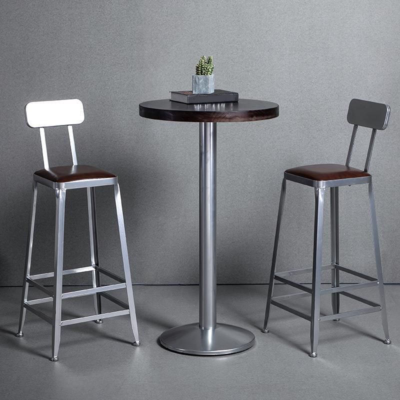 Industrial Iron Counter Height Stools Footrest Bar Stool for Indoor Clearhalo 'Bar Furniture' 'Bar Stools' 'bar_stools' 'furn' 'furn_bar_stools' 'Furniture' 'Kitchen & Dining Furniture' 1200x1200_e81f9830-165e-42eb-a5ea-4fc1f56b3110