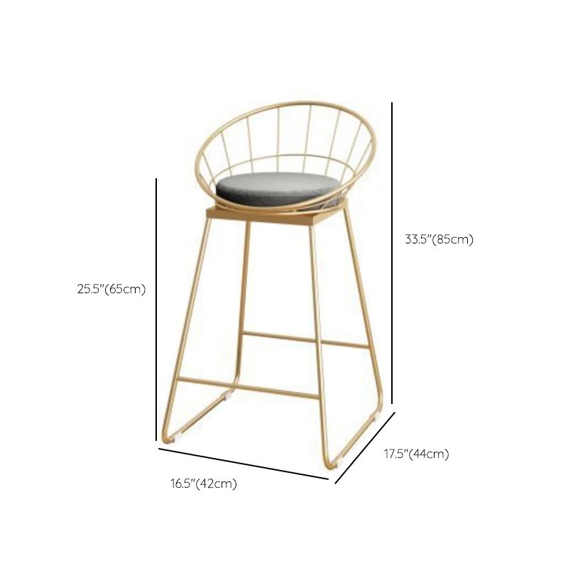 Industrial Round Pub Table Set 1/3 Pieces White and Gold Bar Table Set