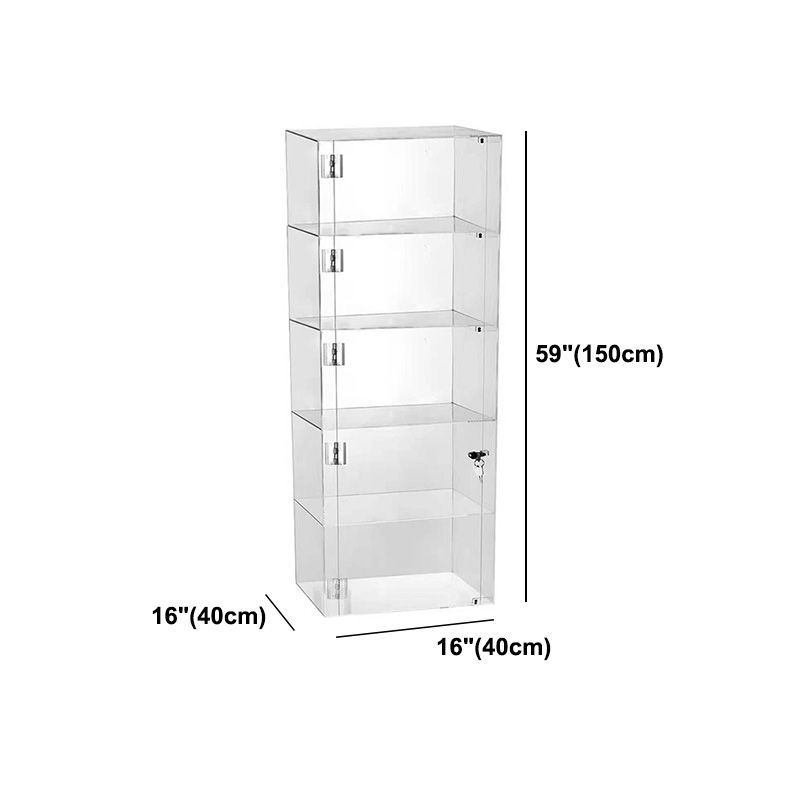 Moderne acryl display Stand Clear Display Cabinet met verstelbare planken