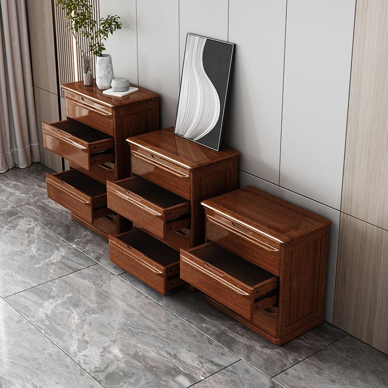 Contemporary Walnut Wood Storage Chest Bedroom Chest with Drawers Clearhalo 'Bedroom Furniture' 'Dressers & Chests' 'dressers_chests' 'furn' 'furn_dressers_chests' 'Furniture' 1200x1200_e825e635-8729-4edd-9eb5-2640742da825
