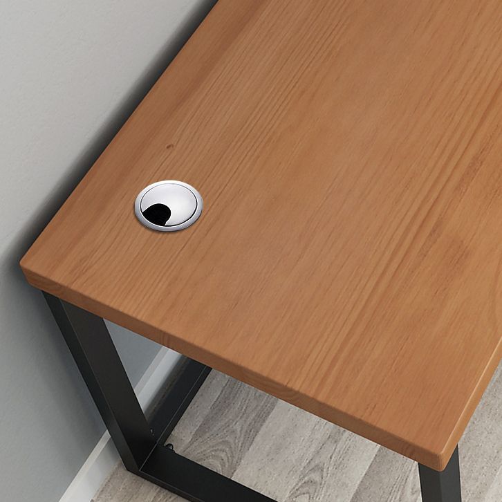 Industrial Style Writing Desk L-Shape Solid Wood Office Desk Clearhalo 'furn' 'furn_office_desk' 'Furniture' 'furniture_office_desk' 'Office Desks' 'Office Furniture' 'office_desk' 1200x1200_e8289bd0-7b74-43ea-a370-9562db4ce985