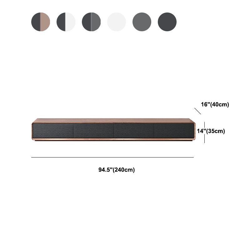 Contemporary 15.75-inch D TV Console Wooden TV Stand for TVs with Drawers Clearhalo 'furn' 'furn_tv_stands_entertainment_centers' 'Furniture' 'Living Room Furniture' 'TV Stands & Entertainment Centers' 'TV Stands & Media Storage Furniture' 'tv_stands_entertainment_centers' 1200x1200_e82950bc-4d30-4639-b1a1-0452ebebbbe1