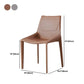 Modern Style Dining Chair Armless Dining Chairs with Metal Legs for Kitchen Clearhalo 'Dining Chairs' 'Dining Tables & Seating' 'dining_chair' 'furn' 'furn_dining_chair' 'Furniture' 'Kitchen & Dining Furniture' 1200x1200_e82a4bc4-7b3d-4900-9375-fc6ee5cef853