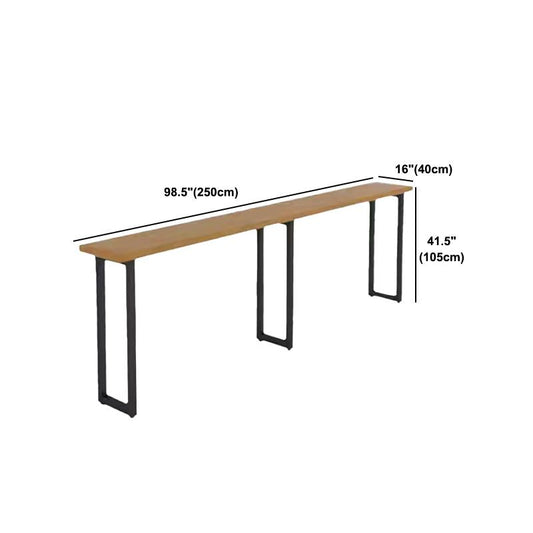 1/2/5/6 Piezas Luxurious Rectangular Pub Table Juego de mesa de madera Conjunto de mesa de madera
