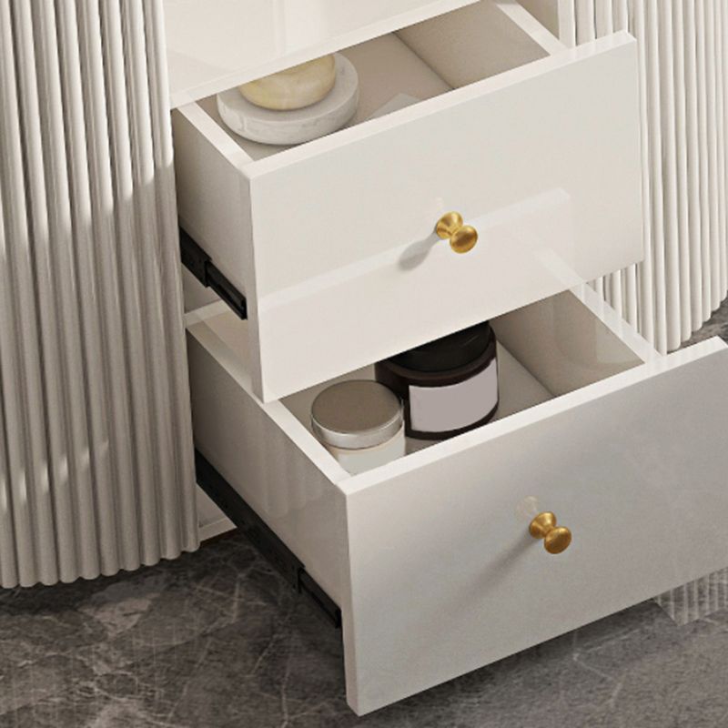 Slate Top Glam Make-up Eitelkeit 4 Schubladen Eitelkeitsverkederedisch Set