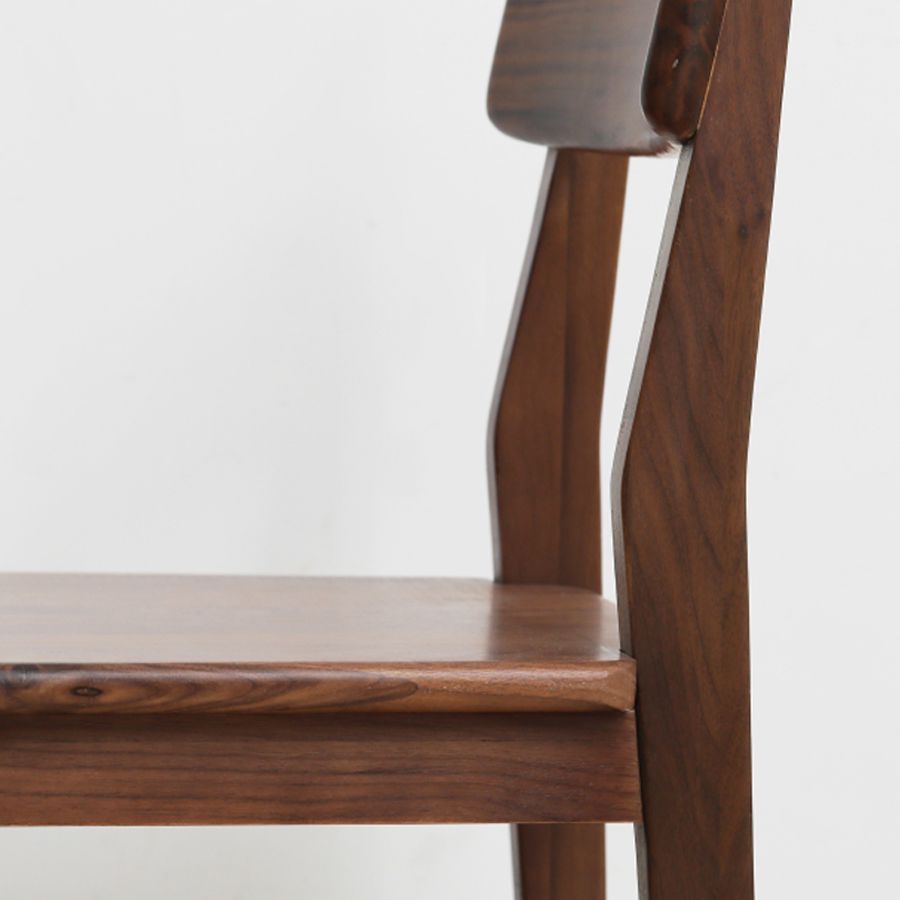 Eetkamer armloze eetkamerstoel huis open rug eetkamerstoel