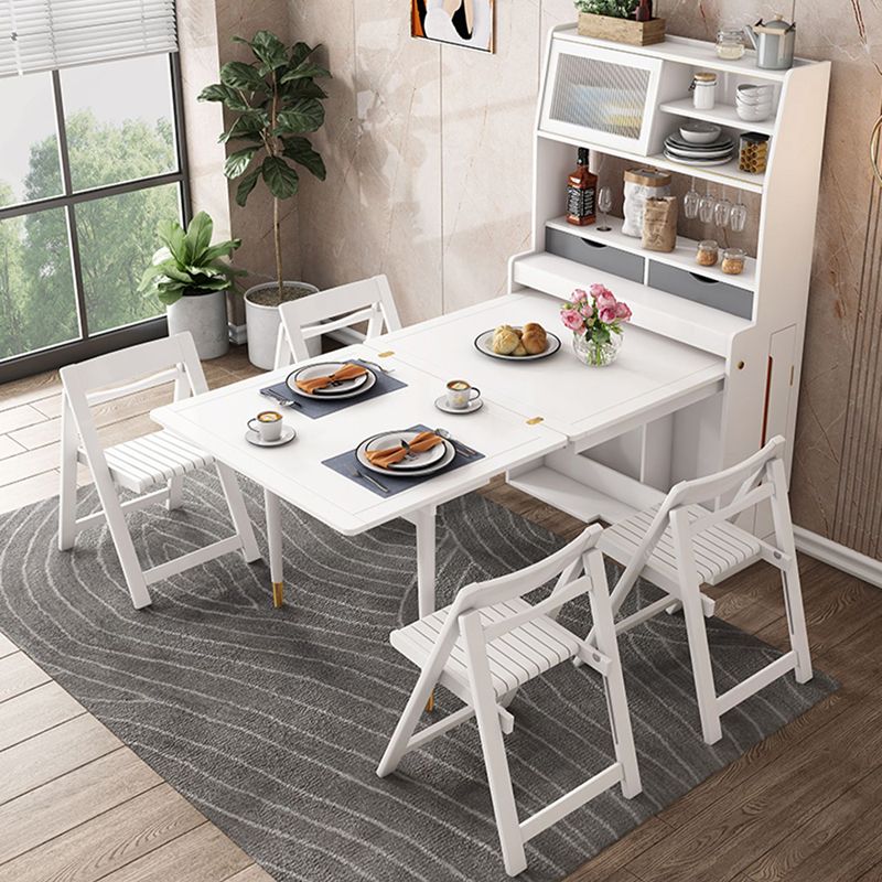 1/3/5 Pieces Modern Wooden Multi Purpose Dining Set for Home Clearhalo 'Dining Room Sets' 'Dining Tables & Seating' 'dining_room_set' 'furn' 'furn_dining_room_set' 'Furniture' 'Kitchen & Dining Furniture' 1200x1200_e8384038-e38f-47b1-b759-28fffcc13ae5
