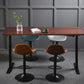 Industrial Style Wood Top Counter Table Liftable Bar Table for Coffee Shop Clearhalo 'Bar Furniture' 'Bar Tables' 'bar_tables' 'furn' 'furn_bar_tables' 'Furniture' 'furniture_bar_tables' 'Kitchen & Dining Furniture' 1200x1200_e8387d85-c722-4a23-bf51-2bfe56f55963