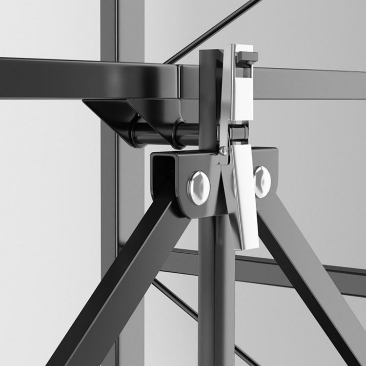 Folding Steel Industrial Etagere Bookshelf Open Bookshelf with Caster Wheels Clearhalo 'Bookcases' 'furn' 'furn_bookcases' 'Furniture' 'furniture_bookcases' 'Office Furniture' 1200x1200_e83bb2d7-bded-475a-a88a-98722fced465