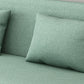 Square Arm Split Back Nordic Fabric 3-seat Sofa Spleeper Sofa 28.74" D x 35.43" H Clearhalo 'furn' 'furn_sofas' 'Furniture' 'furniture_sofas' 'kitchen' 'kitchen_sofas' 'Living Room Furniture' 'Sofa' 'sofas' 1200x1200_e83fa077-a2da-4299-88e4-293f5f485df6
