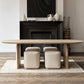 Oval Dining Table Pine Solid Wood Dining Table with Double Pedestal Clearhalo 'Dining Tables & Seating' 'Dining Tables' 'dining_table' 'furn' 'furn_dining_table' 'Furniture' 'Kitchen & Dining Furniture' 1200x1200_e8415117-5521-456e-addf-a0292fdbbe14