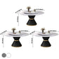Modern Standard Kitchen Dining Table Sintered Stone Round Dining Table with Pedestal Base Clearhalo ' dining_table' 'Dining Tables & Seating' 'Dining Tables' 'furn' 'furn_dining_table' 'Furniture' 'furniture_dining_table' 'Kitchen & Dining Furniture' 'kitchen&dining_furn' 'kitchen' 'kitchen_dining_table' 1200x1200_e8432143-57fd-45e5-9aa0-6eb0100000d7