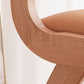 Silla lateral contemporánea silla de comedor de madera abierta para la cocina
