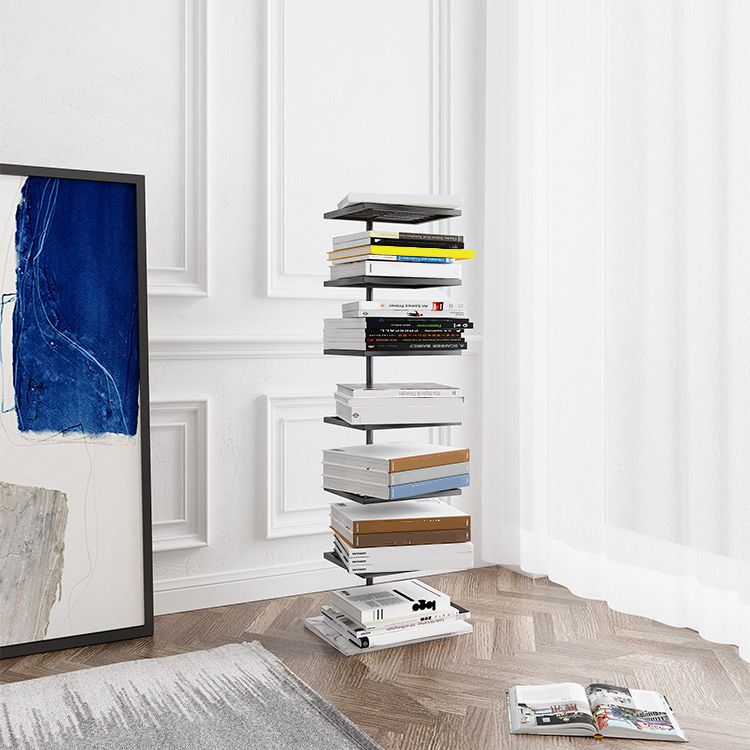 Contemporary Style Bookshelf Invisible Open Back Bookcase for Home and Office Clearhalo 'Bookcases' 'furn' 'furn_bookcases' 'Furniture' 'furniture_bookcases' 'Office Furniture' 1200x1200_e8450c41-4ffd-4a10-818c-ad8ec2211e4f