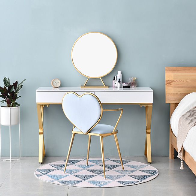 Glam Style Dining Room Chair Upholstered Dining Chair for Home Clearhalo 'Dining Chairs' 'Dining Tables & Seating' 'dining_chair' 'furn' 'furn_dining_chair' 'Furniture' 'furniture_dining_chair' 'Kitchen & Dining Furniture' 1200x1200_e8461a7d-651b-4a70-8b18-d44623f4bc21