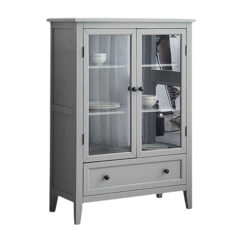 Credenza da cucina con cornice in rovere contemporanea per sala da pranzo