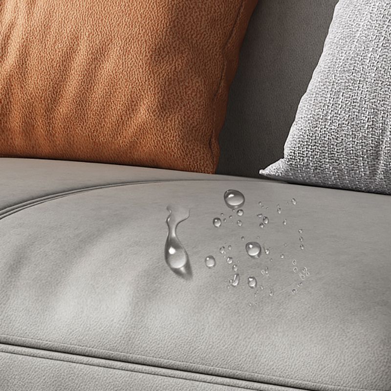 32" High Modern Faux Leather Tuxedo Arm Standard Sofa with Cushions for Apartment Clearhalo 'furn' 'furn_sofas' 'Furniture' 'furniture_sofas' 'Living Room Furniture' 'Sofa' 'sofas' 1200x1200_e846ffa0-ca66-44a3-ade4-df465acb52b9