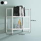 Industrial Wall Mounted Bookshelf Black and White Iron Shelf for Home Clearhalo 'Bookcases' 'furn' 'furn_bookcases' 'Furniture' 'furniture_bookcases' 'kitchen' 'kitchen_bookcases' 'Living Room Furniture' 'Office Furniture' 1200x1200_e847c84f-7c77-4427-b746-7b151422f182
