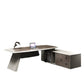 Moderne Holzbüro-Executive Desk L-Form Office Desk mit Schubladen