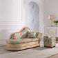 Floral with Arms Chaise Flared Arms with Legs for Bedroom Living Room Clearhalo 'Chairs & Seating' 'Chaise Lounge' 'chaise_lounge' 'furn' 'furn_chaise_lounge' 'Furniture' 'Living Room Furniture' 1200x1200_e84ac73a-8397-4b6c-b942-7cf970685b2f