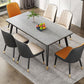Sintered Stone Dining Table Luxury Style 4 Legs Base Rectangle Table for Home Clearhalo ' dining_table' 'Dining Tables & Seating' 'Dining Tables' 'furn' 'furn_dining_table' 'Furniture' 'furniture_dining_table' 'Kitchen & Dining Furniture' 'kitchen&dining_furn' 'kitchen' 'kitchen_dining_table' 1200x1200_e84b2a44-3ebd-4c73-bdb0-be49877c073b