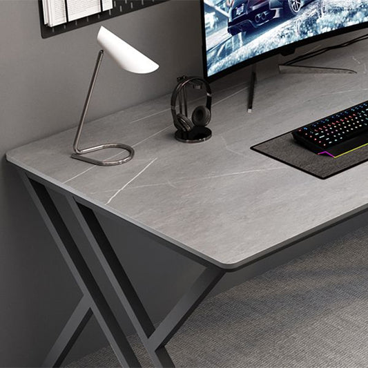 Industrial 29,53 "hoher Computer Schreibtisch Stein rechteckig Gaming Desk