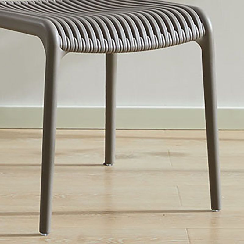 Contemporary Style Plastic Dining Armless Chair Open Back Dining Side Chairs for Home Clearhalo ' kitchen&dining_furn' 'Dining Chairs' 'Dining Tables & Seating' 'dining_chair' 'furn' 'furn_dining_chair' 'Furniture' 'furniture_dining_chair' 'Kitchen & Dining Furniture' 'kitchen' 1200x1200_e84c7f9b-0348-4b19-a835-1e7d260efa6d