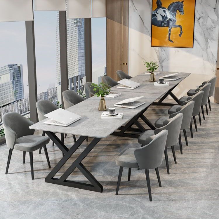 Sintered Stone Curved Meeting Table Home Office Modern Writing Desk Clearhalo 'furn' 'furn_office_desk' 'Furniture' 'furniture_office_desk' 'Office Desks' 'Office Furniture' 'office_desk' 1200x1200_e84e76b0-15ed-475f-979a-6ecf948109a3