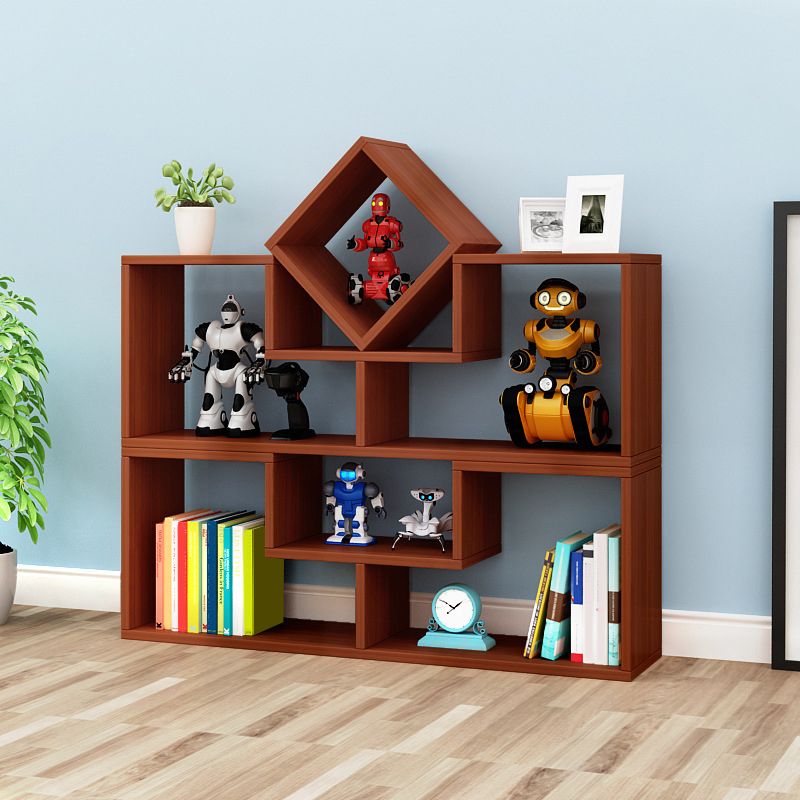 Open Bookcase Bookshelf 7.9" Wide Engineered Wood Bookcase for Office