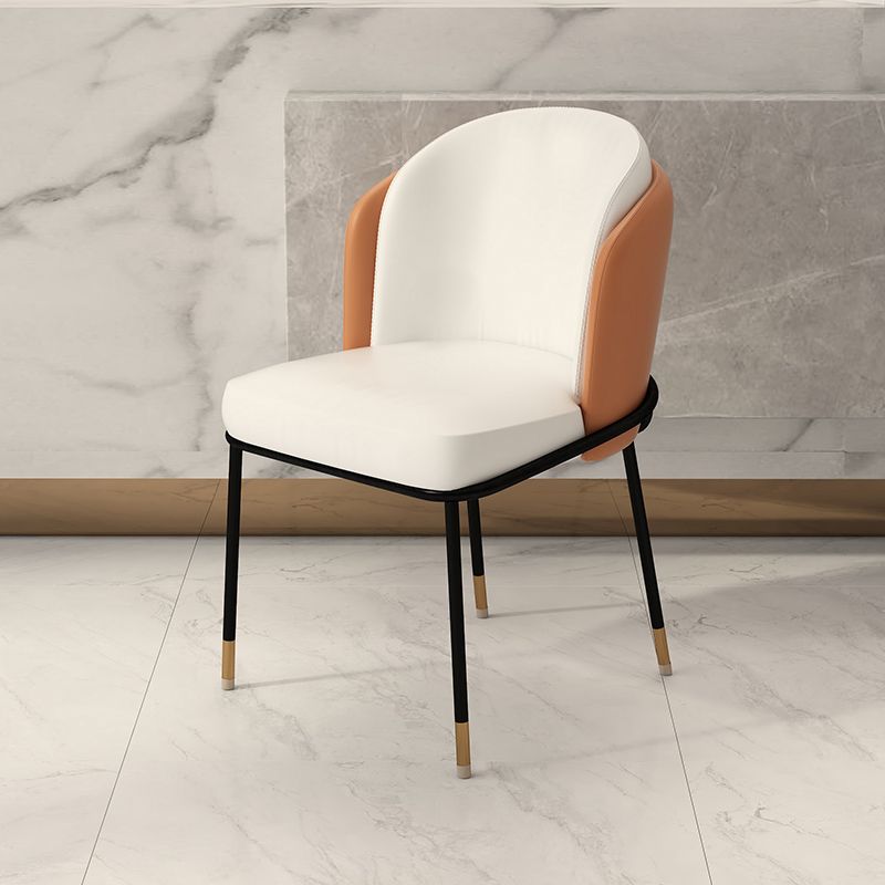 Upholstered Side Chair Modern Style Open Back Armless Chair for Dining Room Clearhalo 'Dining Chairs' 'Dining Tables & Seating' 'dining_chair' 'furn' 'furn_dining_chair' 'Furniture' 'Kitchen & Dining Furniture' 1200x1200_e8534775-ac41-4cc9-9ddc-d324c92d9e8a