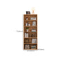 Closed Back Standard Bookcase Modern Engineered Wood Bookshelf