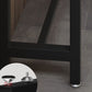 Modern Rectangle Outdoor Patio Bar Table Wood Natural Bistro Bar Height Cocktail Table Clearhalo 'Bar Furniture' 'Bar Tables' 'bar_tables' 'furn' 'furn_bar_tables' 'Furniture' 'furniture_bar_tables' 'Kitchen & Dining Furniture' 1200x1200_e85471c7-3c0e-4bd1-ab35-2782fadf96a6