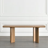 Rectangle Pine Wood Table Modern Dining Table with 4 Legs for Restaurant Clearhalo 'Dining Tables & Seating' 'Dining Tables' 'dining_table' 'furn' 'furn_dining_table' 'Furniture' 'furniture_dining_table' 'Kitchen & Dining Furniture' 'kitchen' 'kitchen_dining_table' 1200x1200_e8558d47-0d14-4526-9025-f228c543a3c0