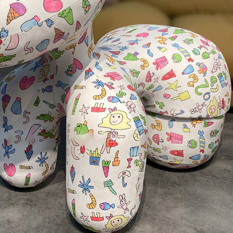 Creative Kid's Dining Chair Upholstered Pony Dining Chair for Home Clearhalo 'Dining Chairs' 'Dining Tables & Seating' 'dining_chair' 'furn' 'furn_dining_chair' 'Furniture' 'Kitchen & Dining Furniture' 1200x1200_e8559056-0a21-4d52-b96f-509ecc5f4b43