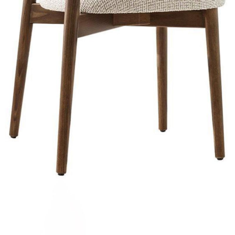 Chaise latéral simple moderne chaise de salle à manger latérale de base en bois massif pour salon