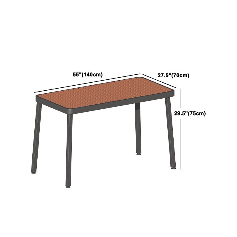 Modern Rectangle Table Set 1/2/3/5/7 Pieces Dining Set for Kitchen
