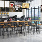 1/7 Pieces Indoor Bar Table Set Industrial Wooden Bar Table and Stools with Footrest Clearhalo 'Bar Furniture' 'furn' 'furn_home_bar_bar_sets' 'Furniture' 'Home Bars & Bar Sets' 'home_bar_bar_sets' 'Kitchen & Dining Furniture' 1200x1200_e8576d49-b115-4a0b-8121-a30e6a968761