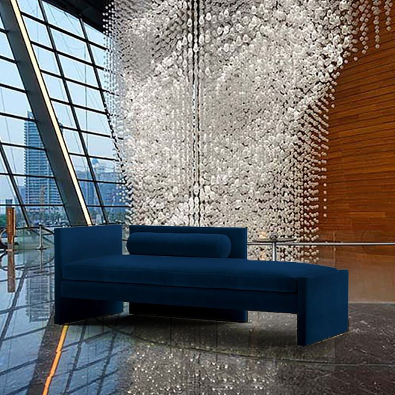 Modern Style Velvet Lounge Chair for Living Room and Bedroom Clearhalo 'Chairs & Seating' 'Chaise Lounge' 'chaise_lounge' 'furn' 'furn_chaise_lounge' 'Furniture' 'Living Room Furniture' 1200x1200_e8578d4e-b9b6-4a09-8e04-43eed6ed5736